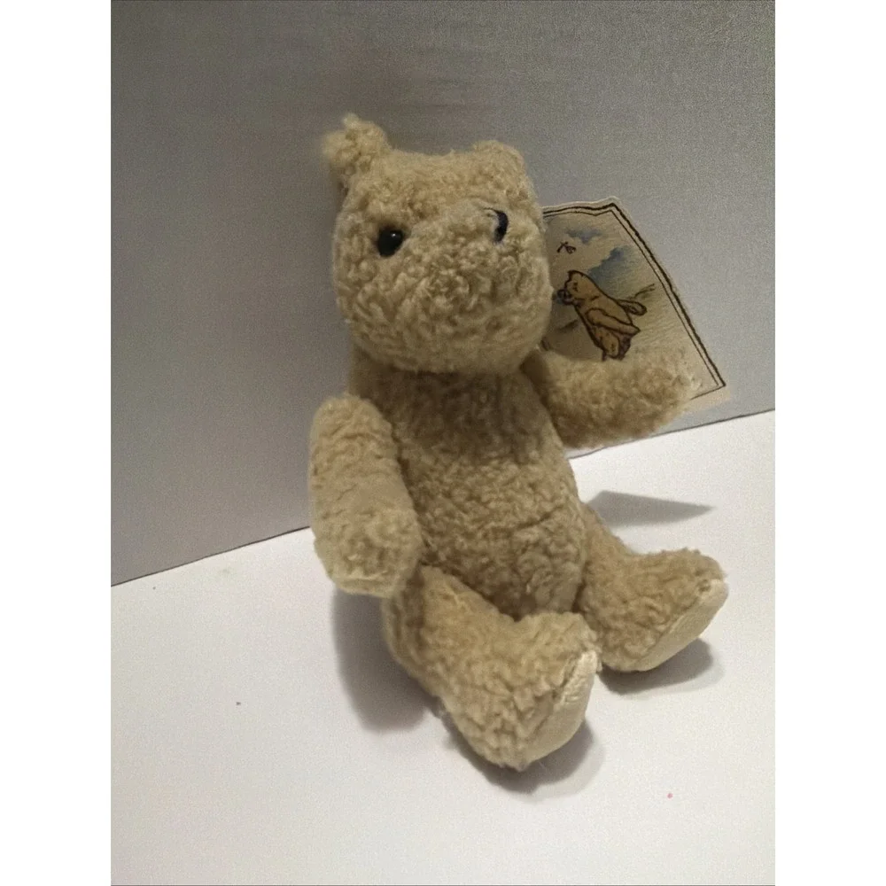 Gund Classic Pooh Plush Winnie the Pooh Stuffed Animal Tan Sherpa Vintage Style